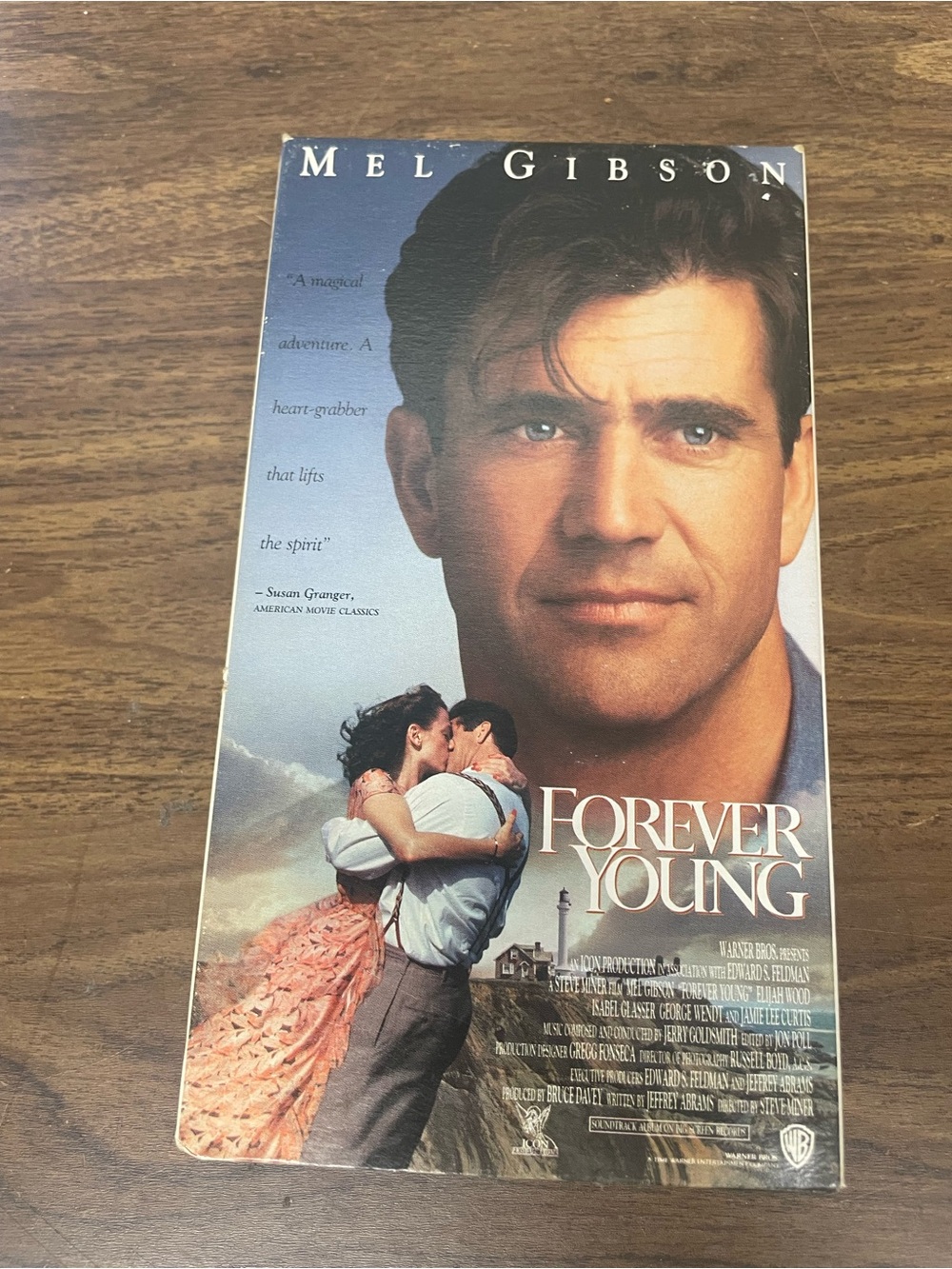 VTG Forever Young VHS 1992 Movie Mel Gibson Retro